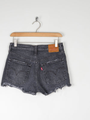 Vintage Levi’s Dark Grey Denim Shorts 28" - The Harlequin
