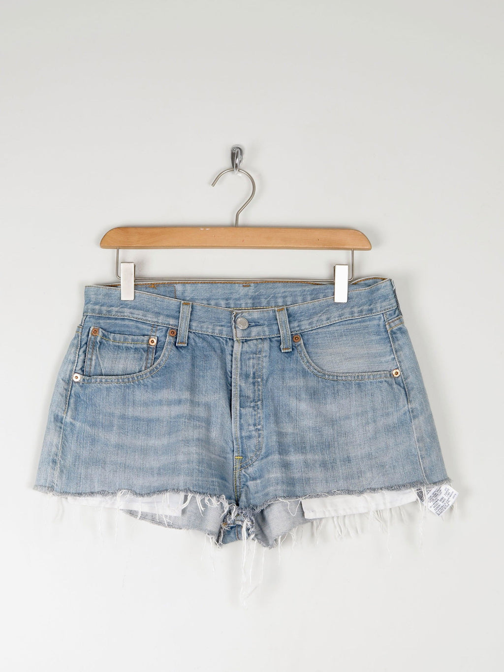 Vintage Levis 501s Blue Denim Shorts 32" W - The Harlequin