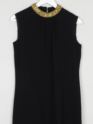 Vintage Little Black Dress 1950/60s 8/10 - The Harlequin
