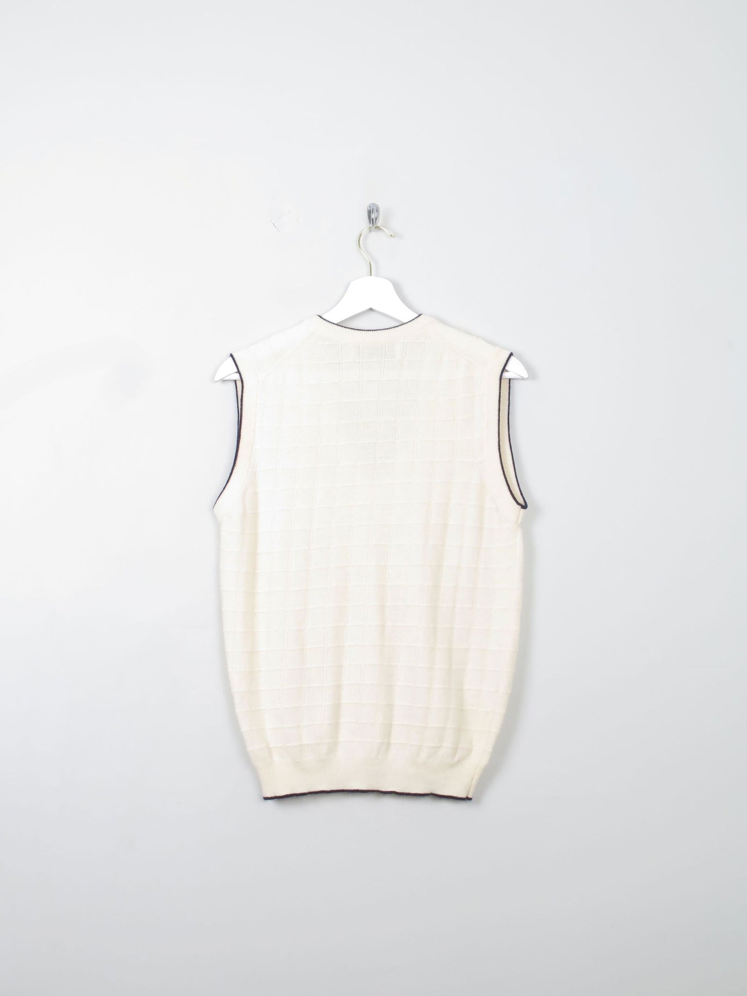 Vintage Lye & Scot Cream Tank Top S - The Harlequin
