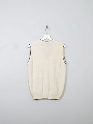 Vintage Lye & Scot Cream Tank Top S - The Harlequin
