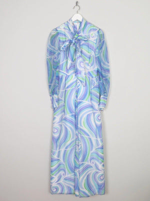 Vintage Maxi Dress Blue 6/8 XS - The Harlequin
