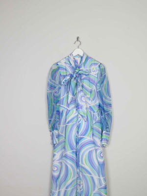 Vintage Maxi Dress Blue 6/8 XS - The Harlequin