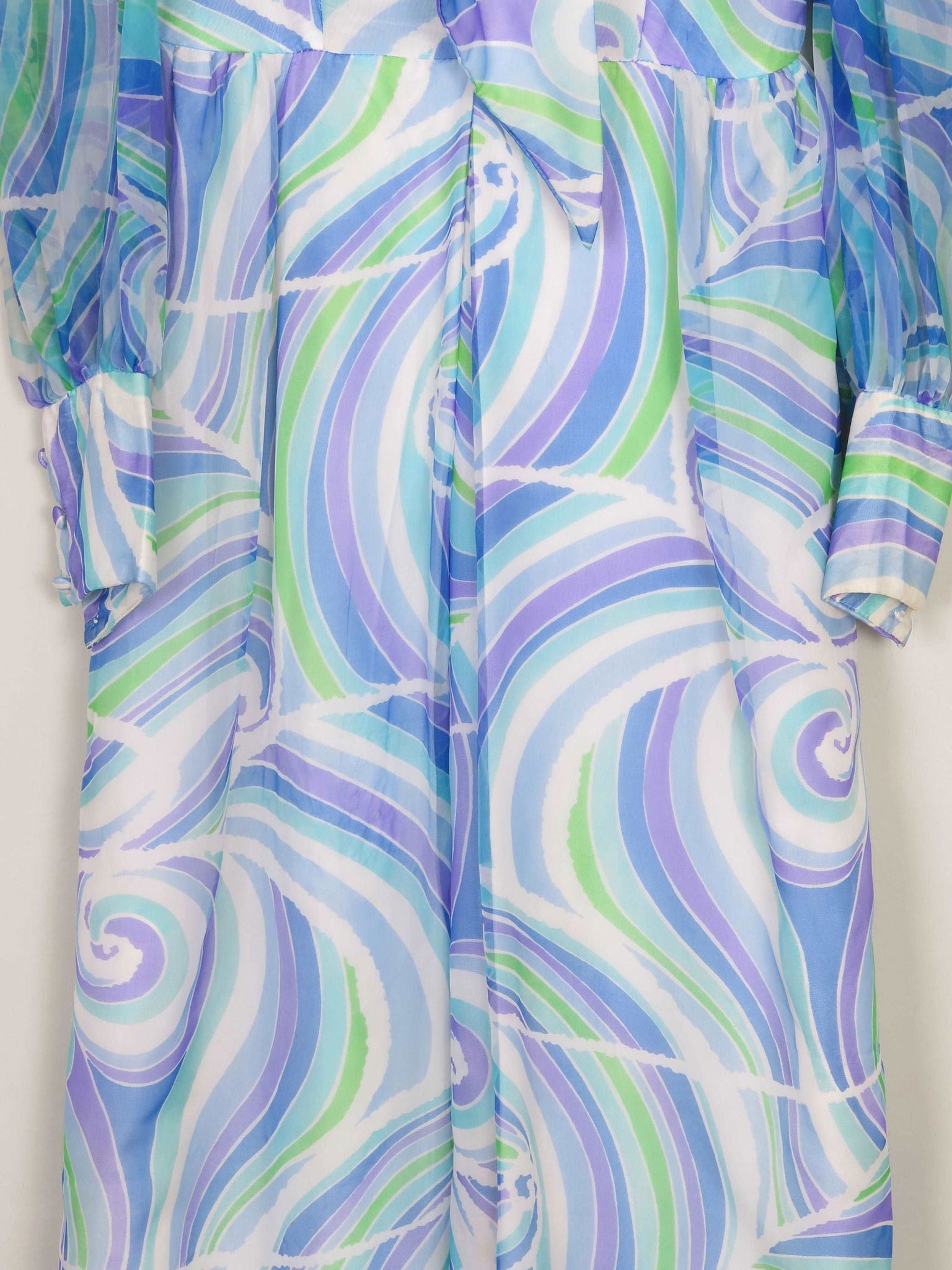 Vintage Maxi Dress Blue 6/8 XS - The Harlequin