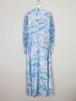 Vintage Maxi Dress Blue 6/8 XS - The Harlequin