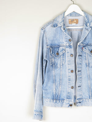 Vintage Men’s Blue Levi’s Denim Jacket Trucker S - The Harlequin