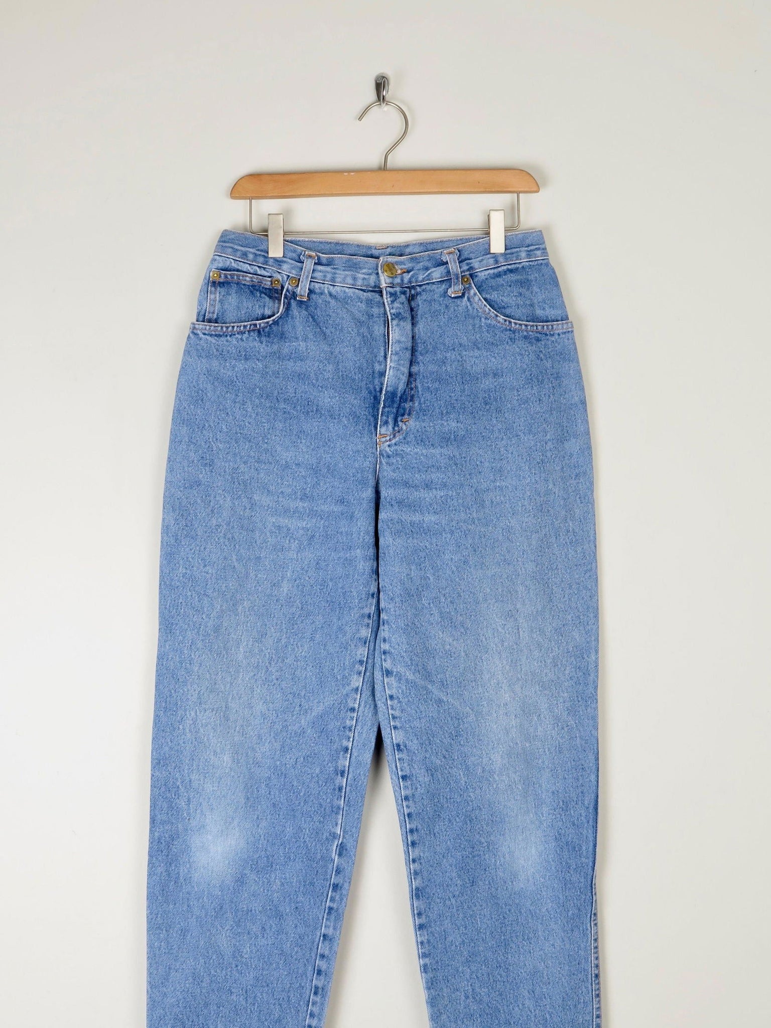 Blue Vintage Mom Jeans Curvy Shape 30/30 - The Harlequin