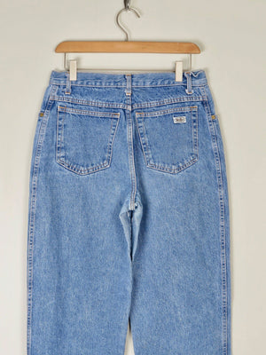 Blue Vintage Mom Jeans Curvy Shape 30/30 - The Harlequin