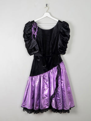 Vintage Party Dress 1980s 10 - The Harlequin