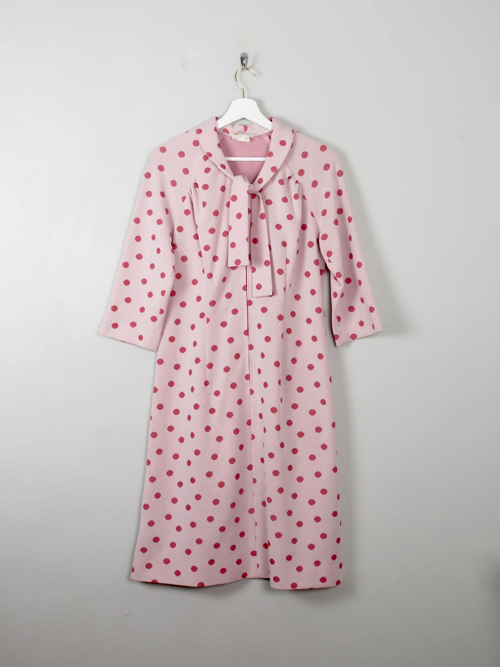 Vintage Pink Polka Dot Dress 10/12 - The Harlequin
