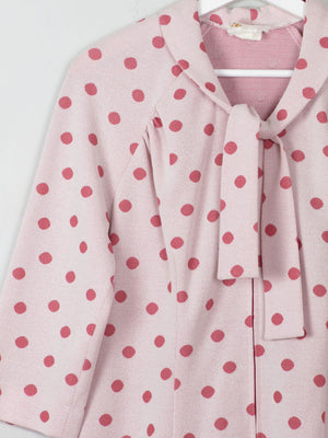 Vintage Pink Polka Dot Dress 10/12 - The Harlequin