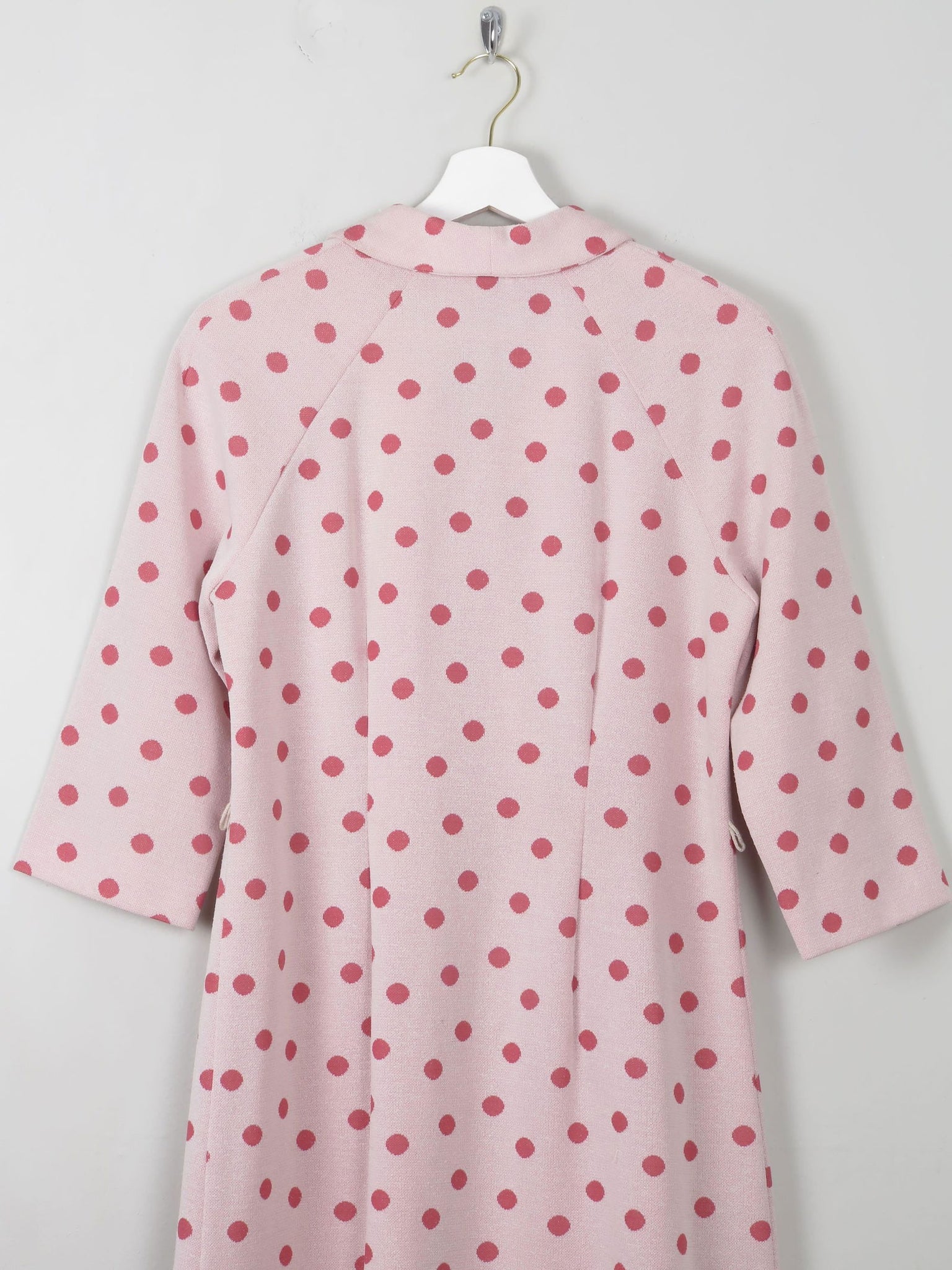 Vintage Pink Polka Dot Dress 10/12 - The Harlequin
