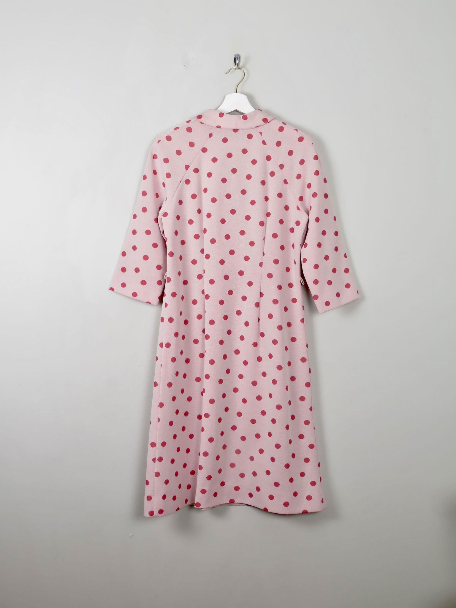 Vintage Pink Polka Dot Dress 10/12 - The Harlequin