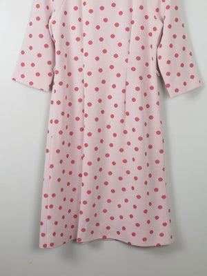 Vintage Pink Polka Dot Dress 10/12 - The Harlequin