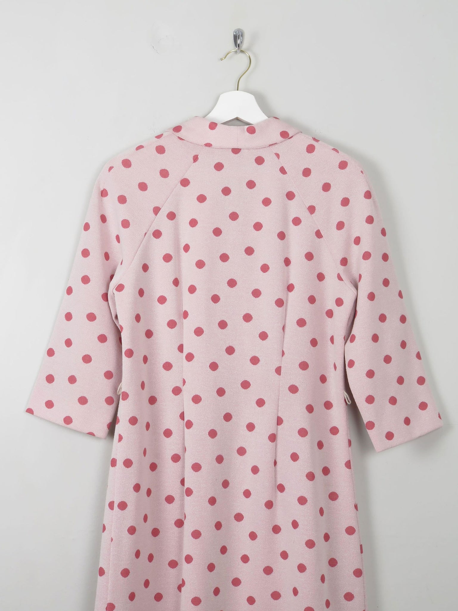 Vintage Pink Polka Dot Dress 10/12 - The Harlequin