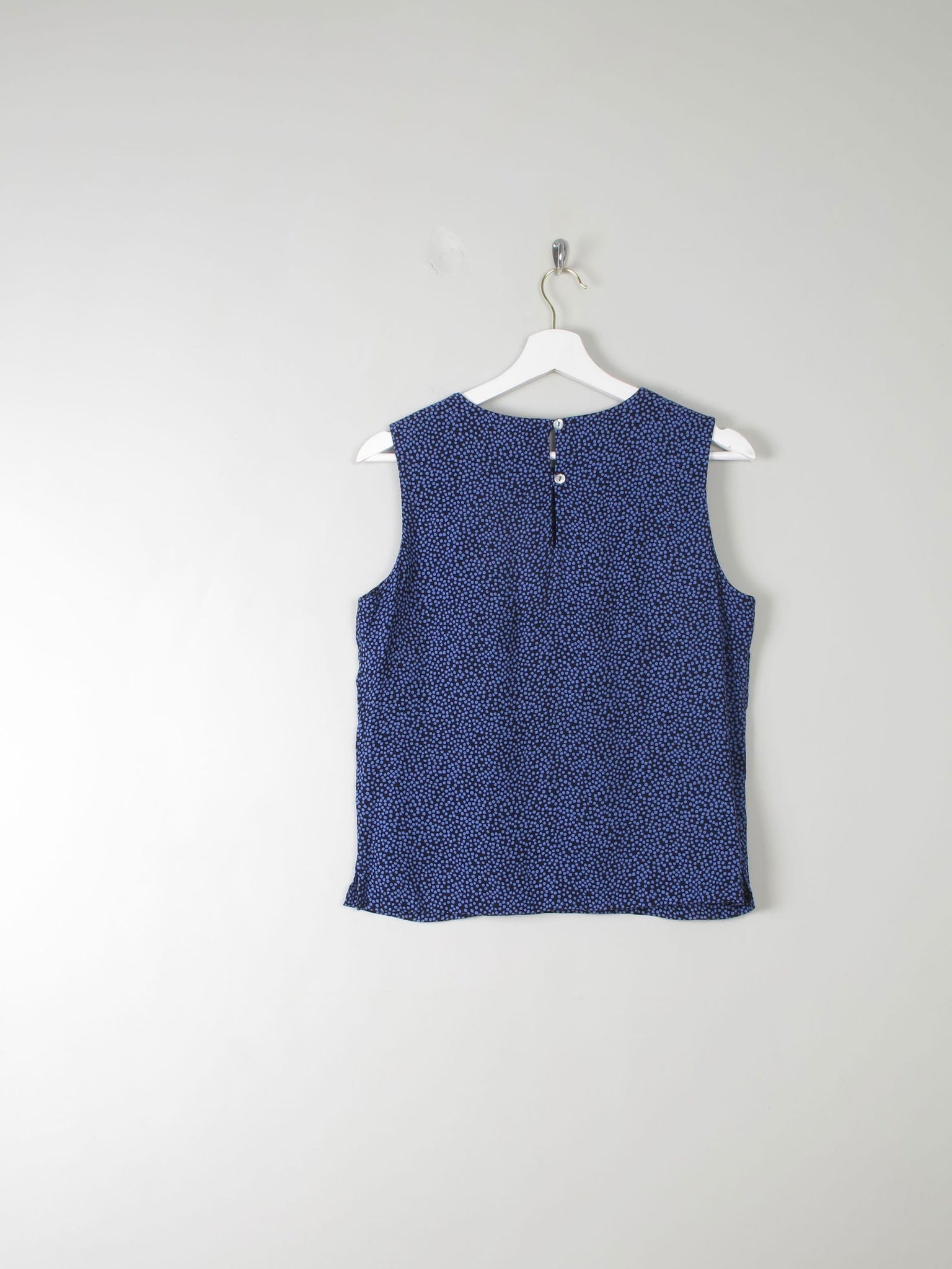 Vintage Polka Dot Sleeveless Blouse S - The Harlequin
