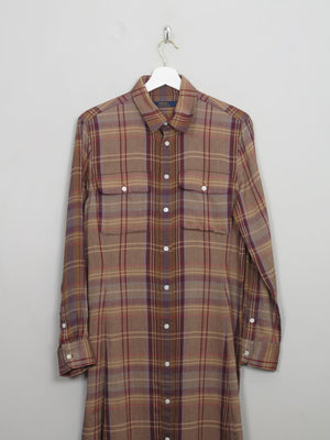 Vintage Polo Ralph Lauren Shirt Dress M - The Harlequin