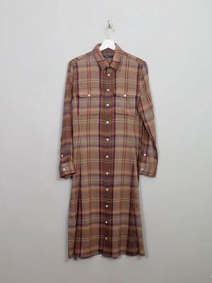 Vintage Polo Ralph Lauren Shirt Dress M - The Harlequin