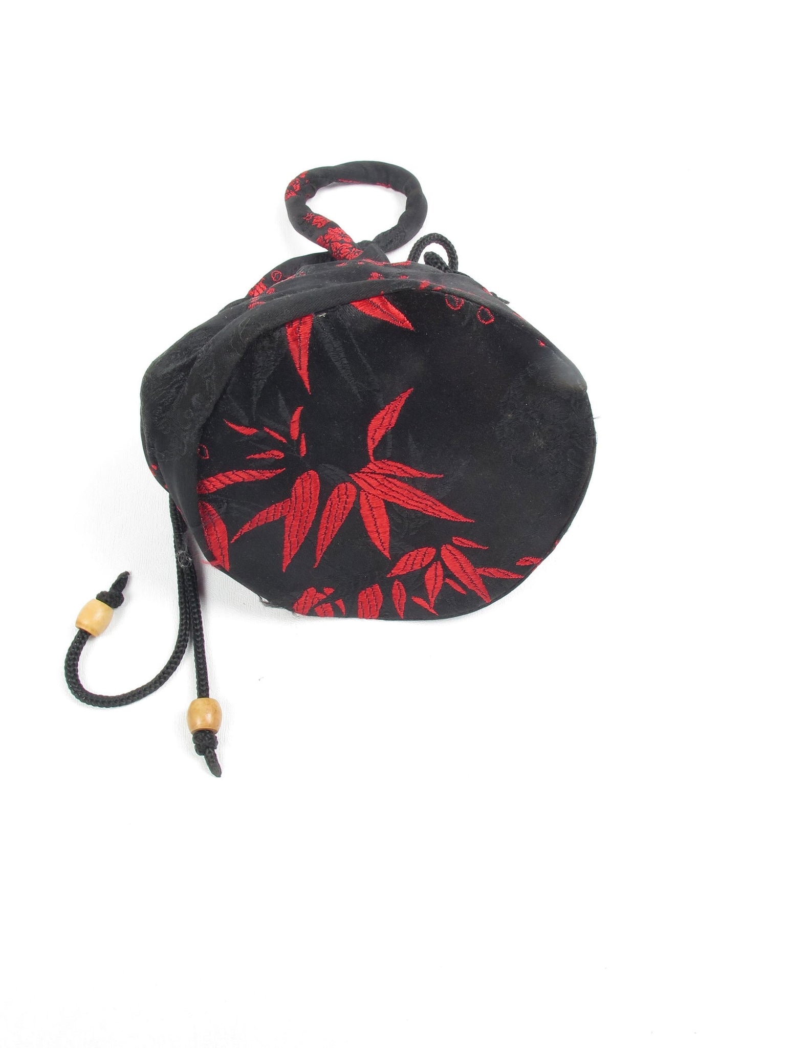 Vintage Pouch Bag Chinese Silk - The Harlequin