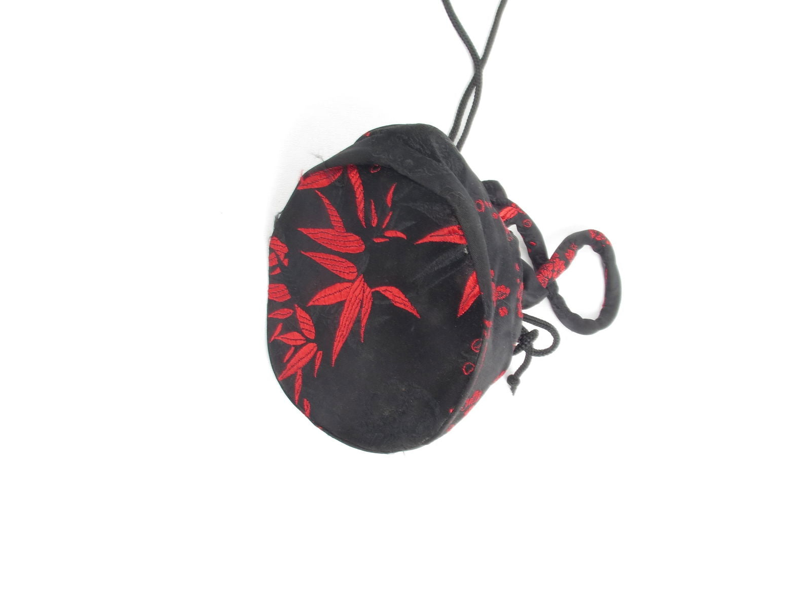 Vintage Pouch Bag Chinese Silk - The Harlequin