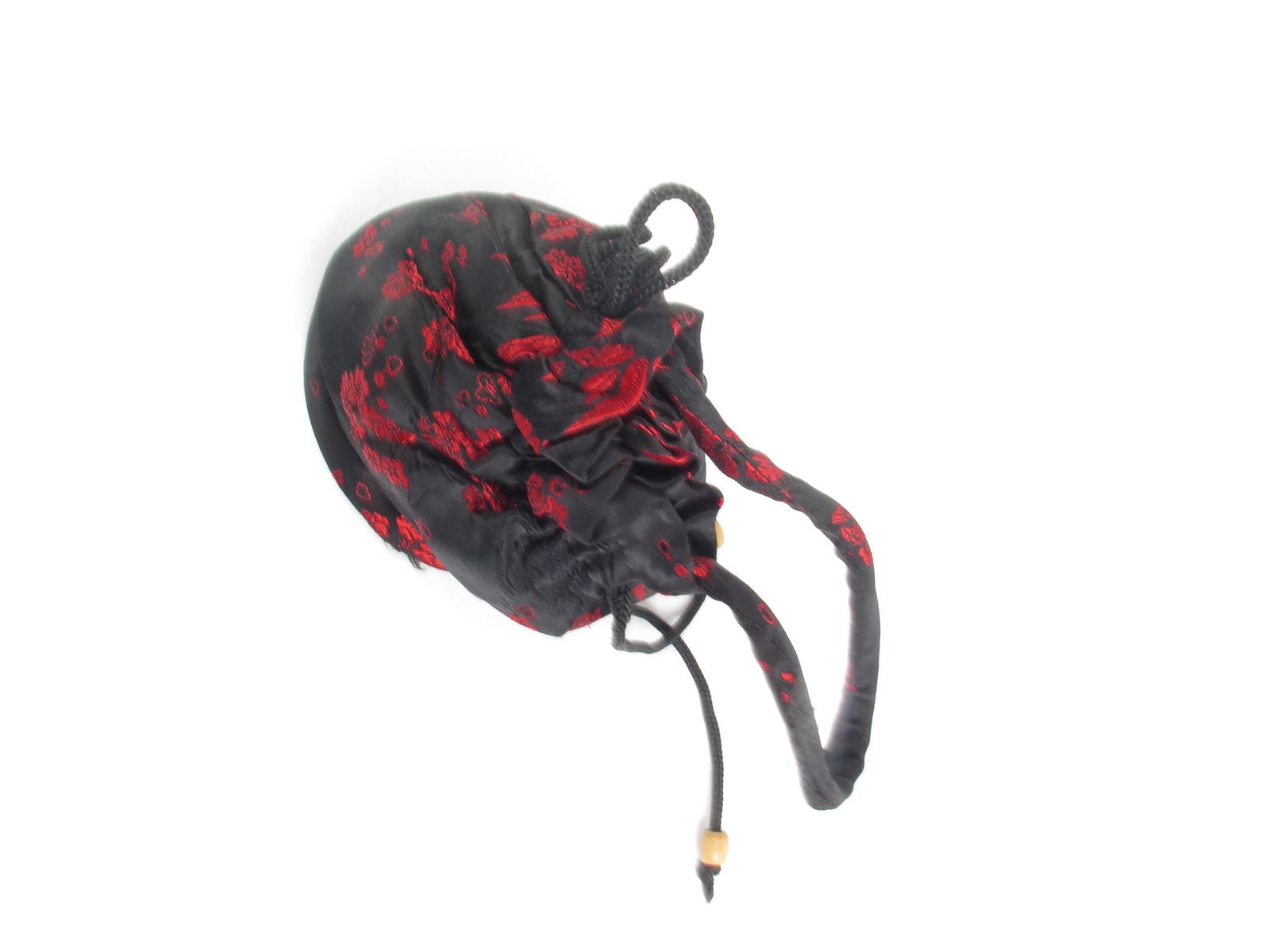 Vintage Pouch Bag Chinese Silk - The Harlequin