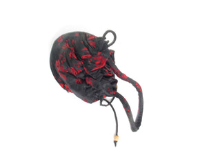Vintage Pouch Bag Chinese Silk - The Harlequin