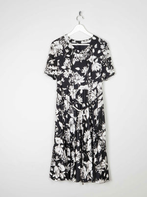 Vintage Printed 1970s Midi Dress L/XL - The Harlequin