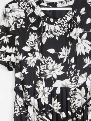 Vintage Printed 1970s Midi Dress L/XL - The Harlequin