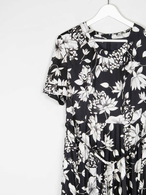 Vintage Printed 1970s Midi Dress L/XL - The Harlequin