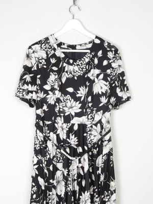 Vintage Printed 1970s Midi Dress L/XL - The Harlequin