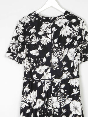 Vintage Printed 1970s Midi Dress L/XL - The Harlequin
