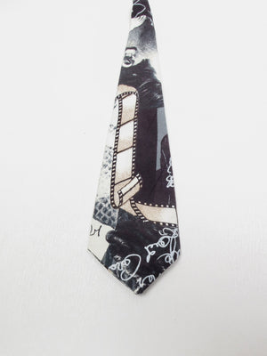 Vintage Printed Tie - The Harlequin