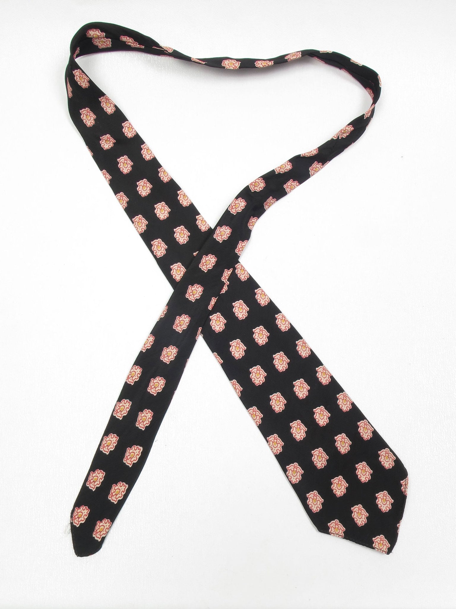 Vintage Printed Tie Unused 1960s - The Harlequin