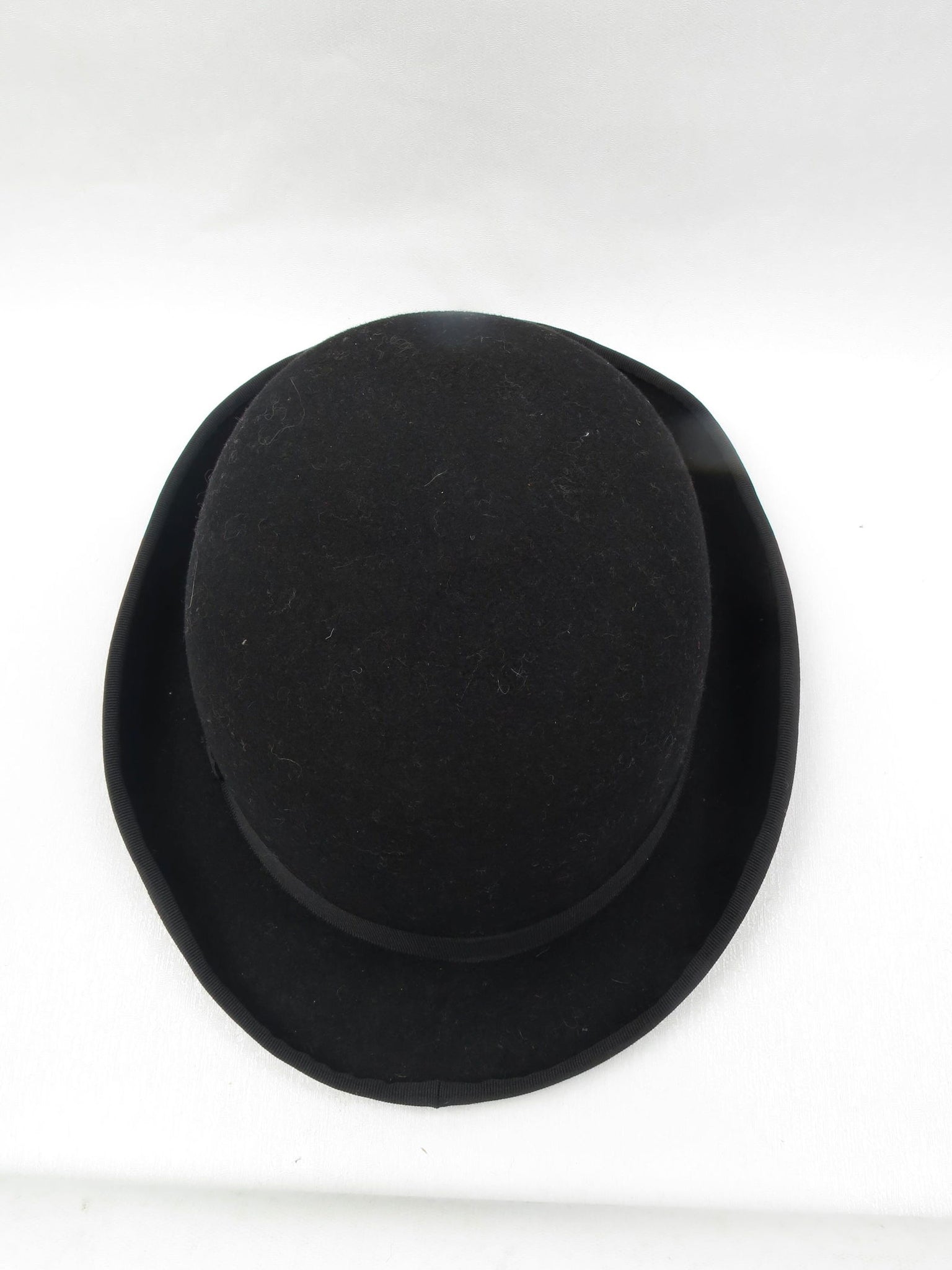 Vintage Style Black Bowler Hat L New - The Harlequin