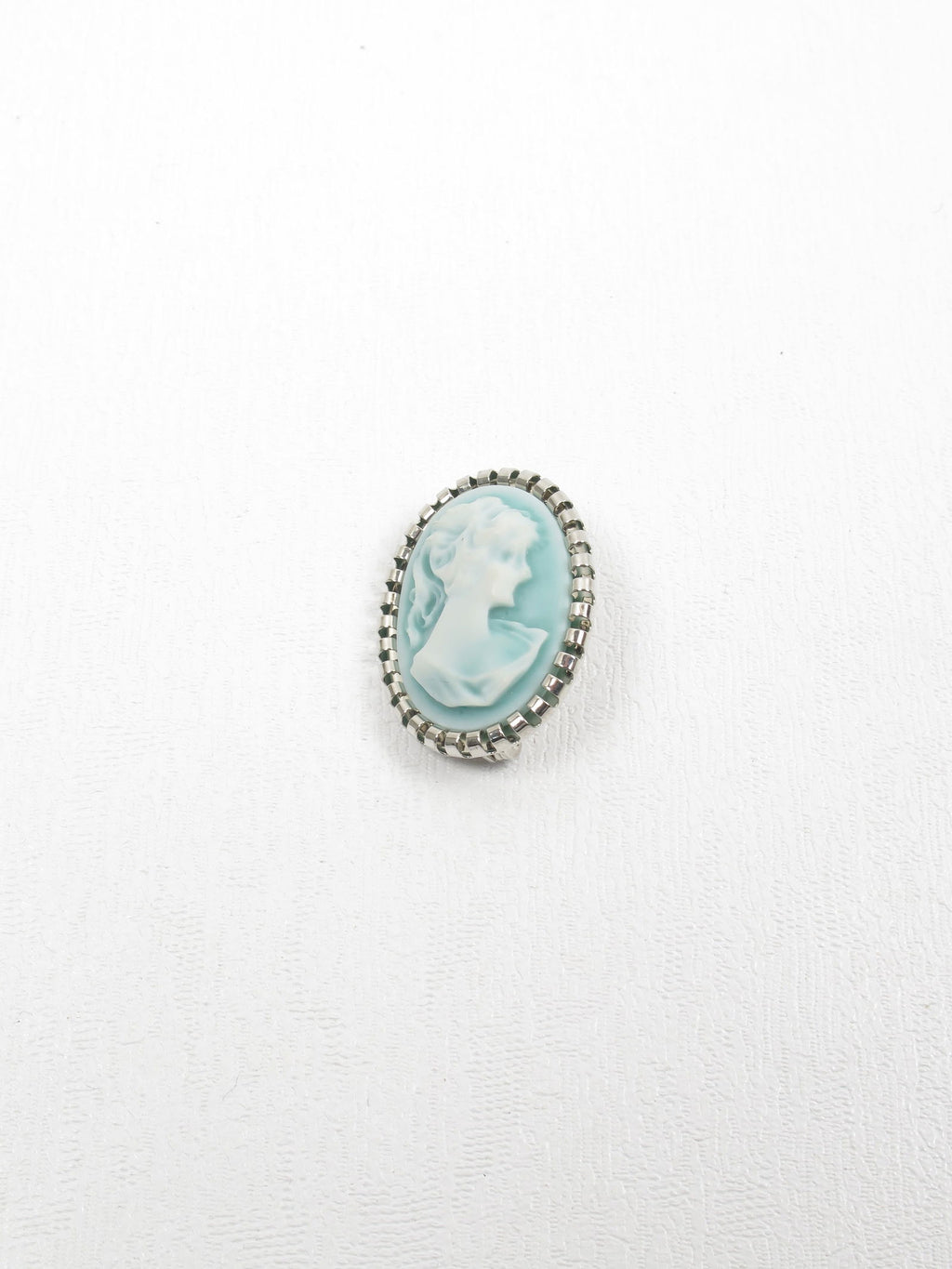 Vintage Style Blue Cameo - The Harlequin