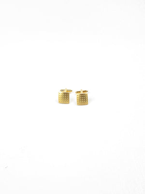Vintage Style Gold Coloured Cufflinks - The Harlequin