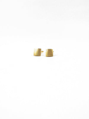 Vintage Style Gold Coloured Cufflinks - The Harlequin