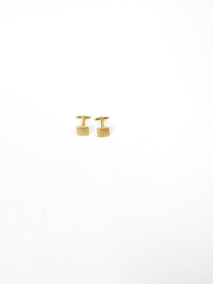 Vintage Style Gold Coloured Cufflinks - The Harlequin