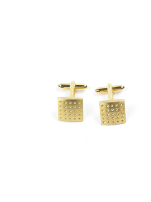 Vintage Style Gold Coloured Cufflinks - The Harlequin