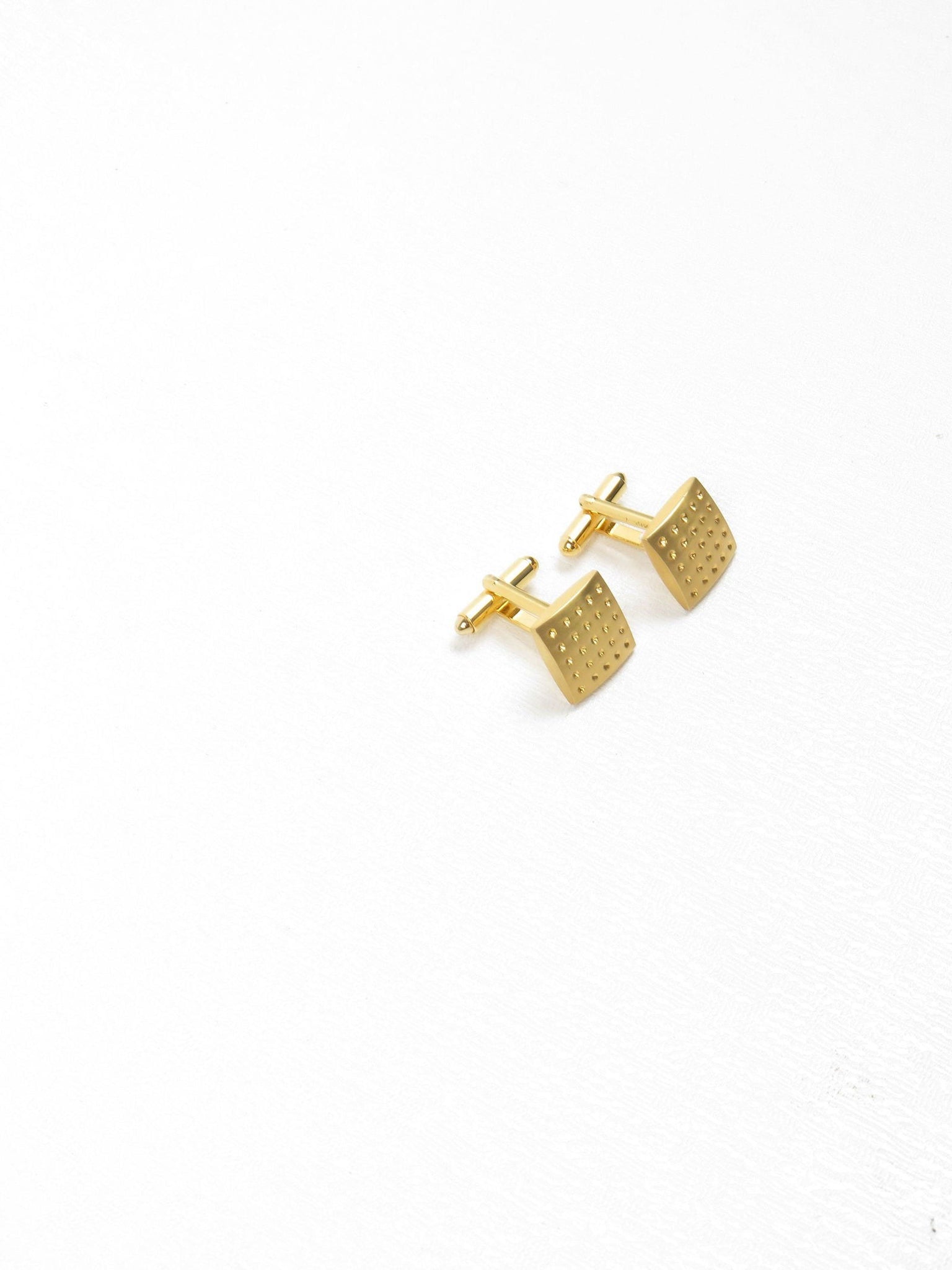 Vintage Style Gold Coloured Cufflinks - The Harlequin
