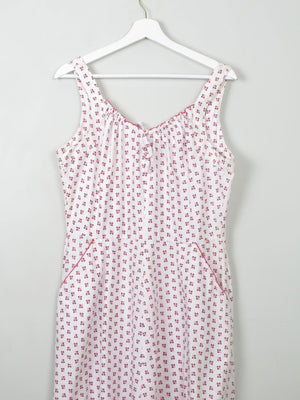 Vintage Summer Dress L - The Harlequin
