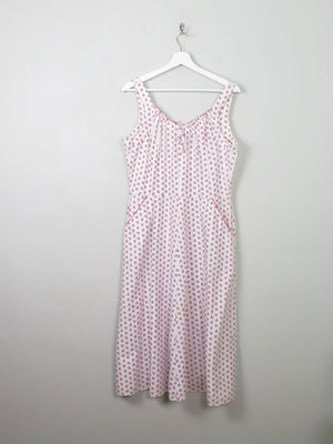 Vintage Summer Dress L - The Harlequin