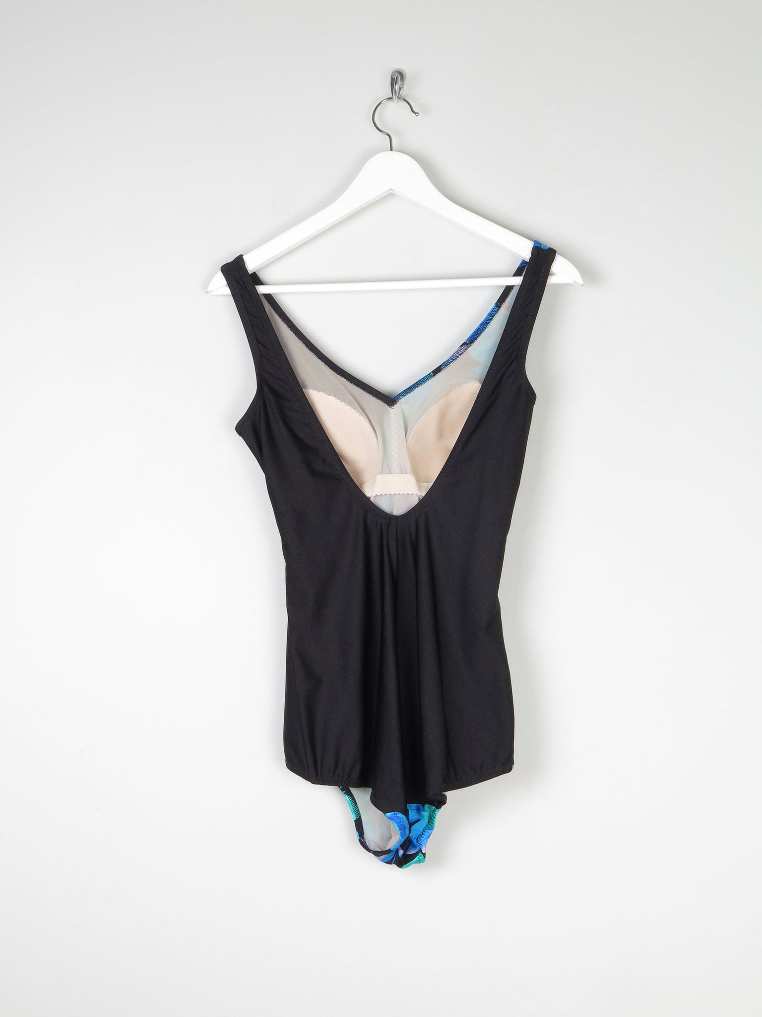 Vintage Swimsuit Blue & Black M/L - The Harlequin