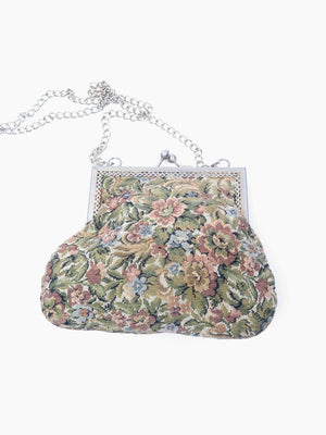Vintage Tapestry Evening Bag - The Harlequin