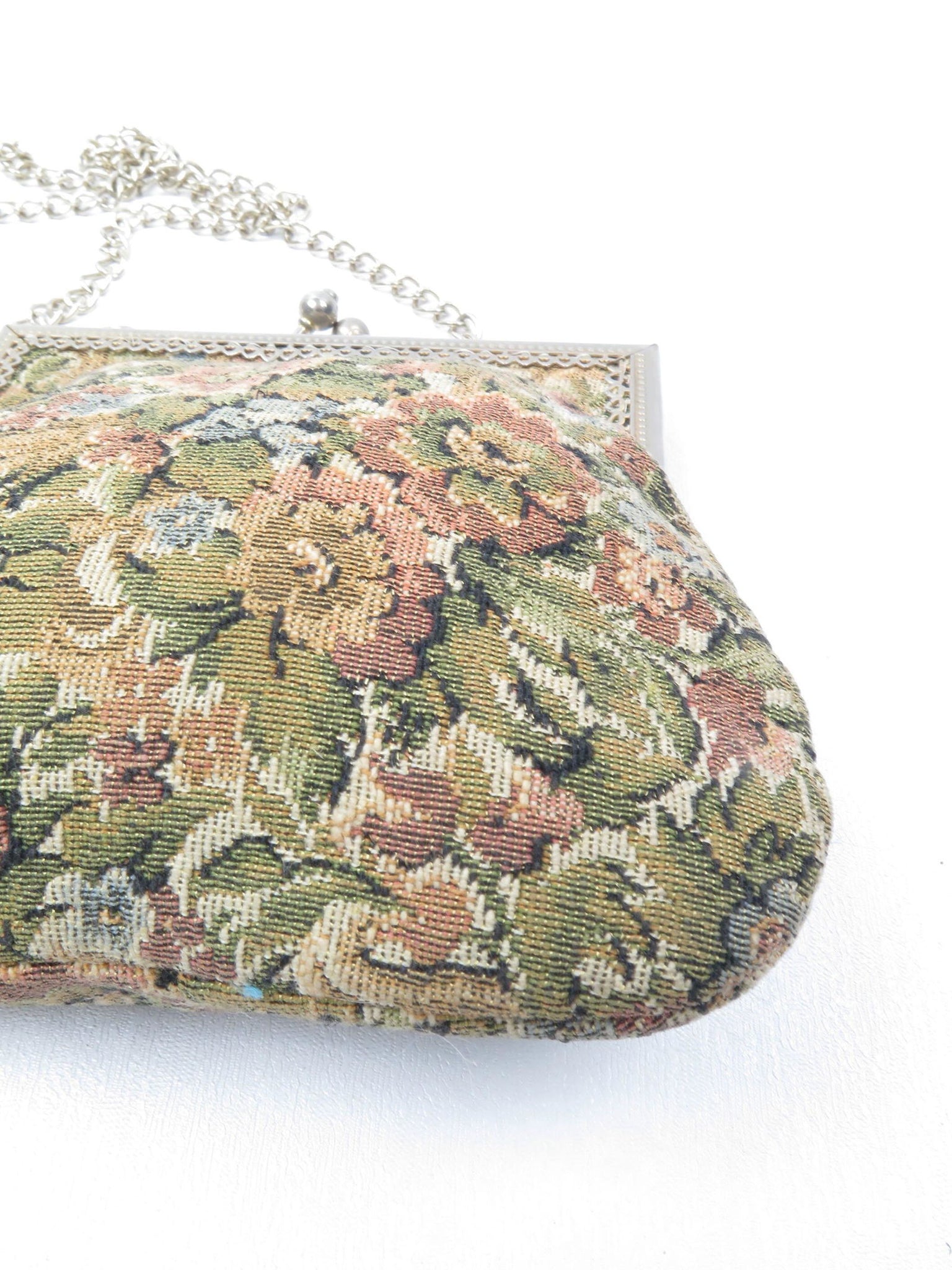 Vintage Tapestry Evening Bag - The Harlequin