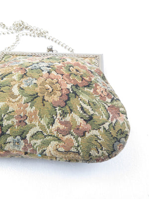 Vintage Tapestry Evening Bag - The Harlequin