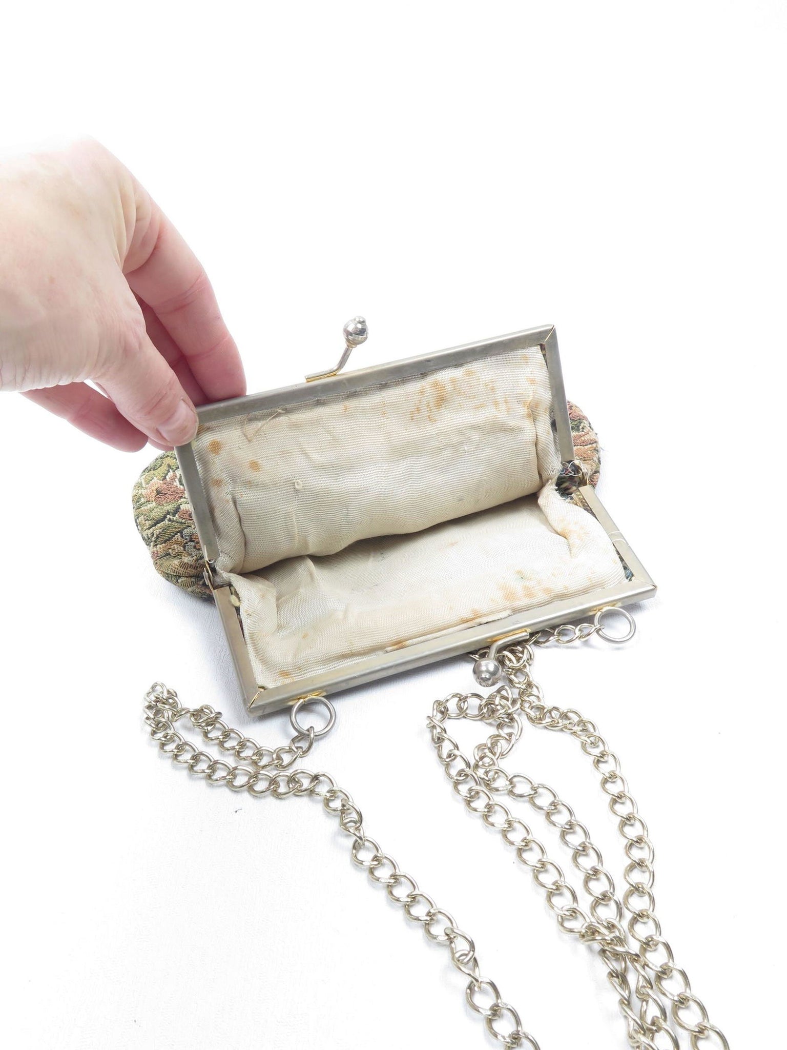Vintage Tapestry Evening Bag - The Harlequin