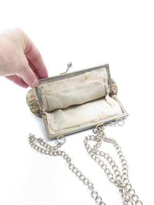 Vintage Tapestry Evening Bag - The Harlequin