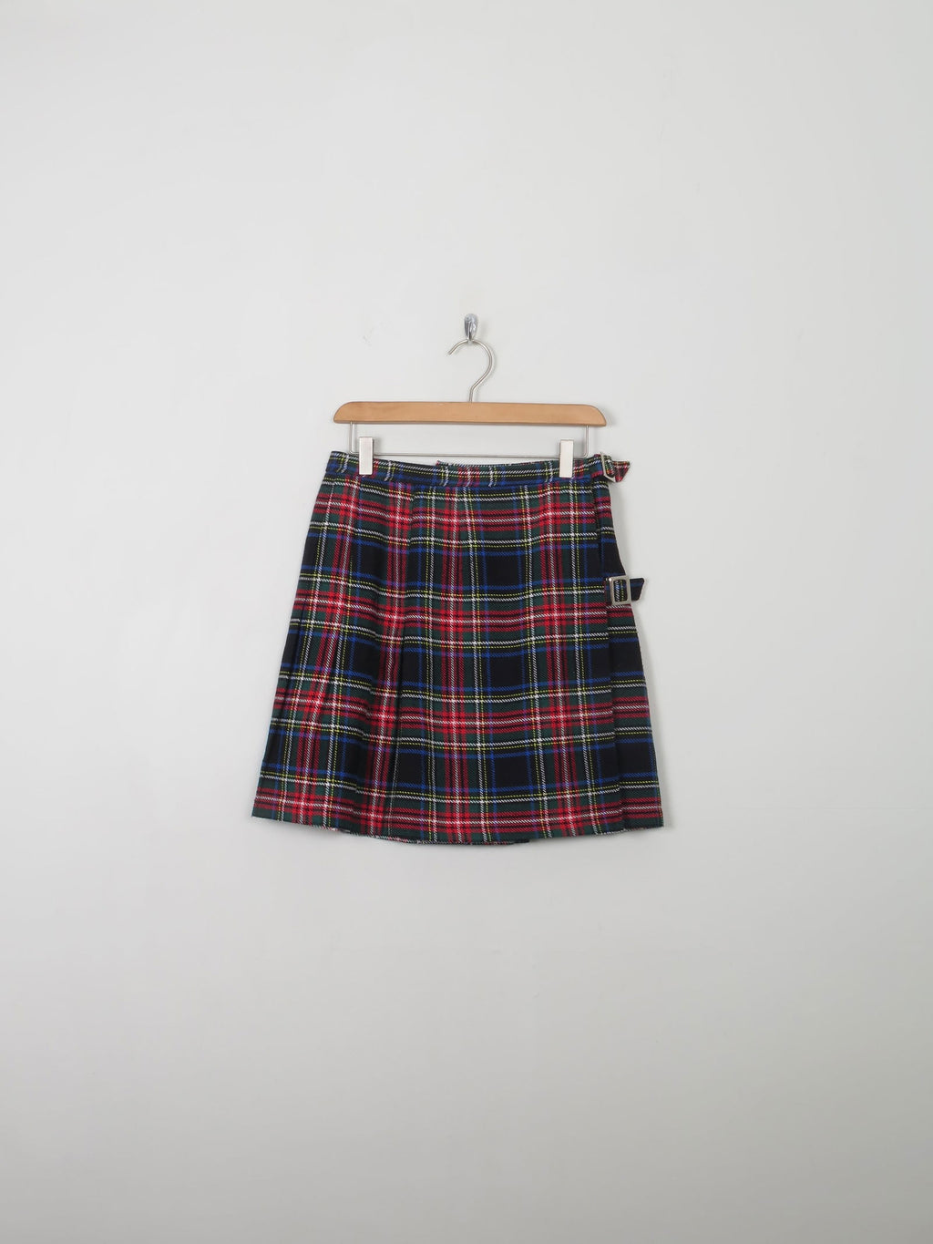Vintage Tartan Mini Skirt S - The Harlequin