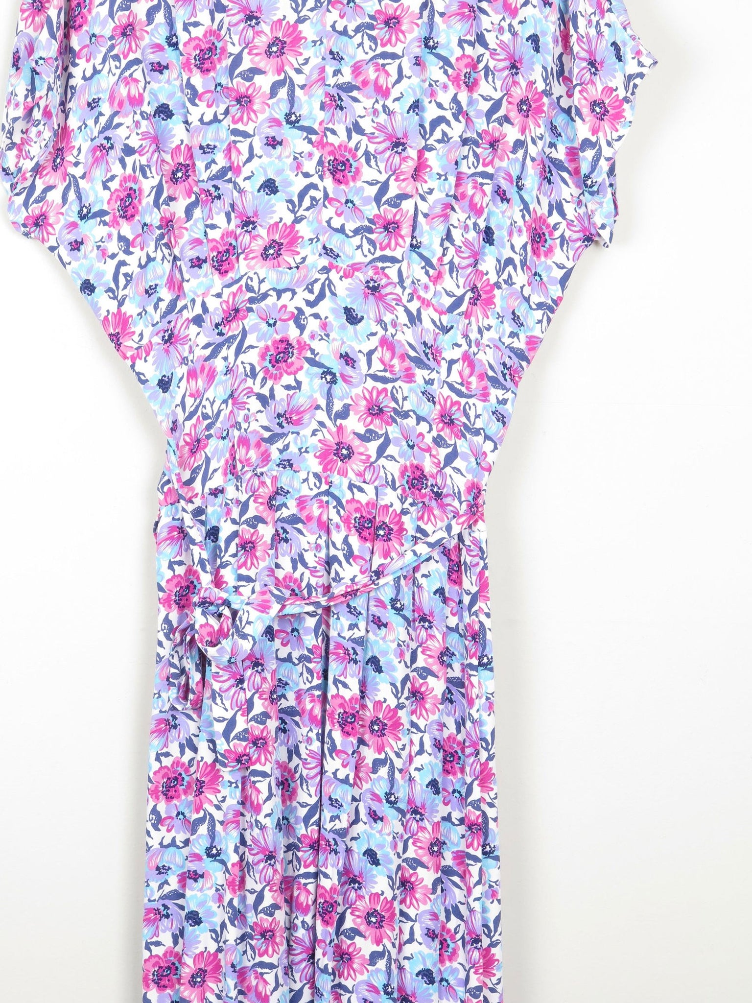 Vintage Tea Dress Pink Floral S 8/10 - The Harlequin